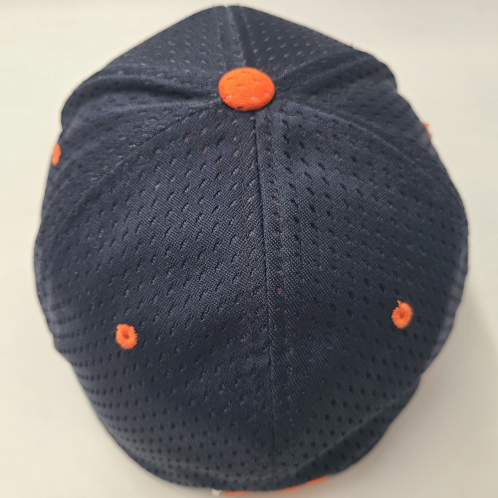 Syracuse Orange Hat Fitted M-L Jersey Mesh Zephyr Blue Orange NCAA University - Picture 8 of 11
